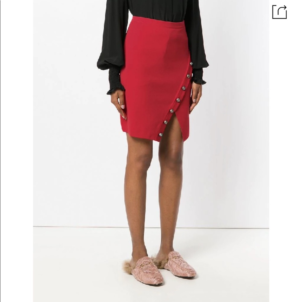 Pinko red skirt